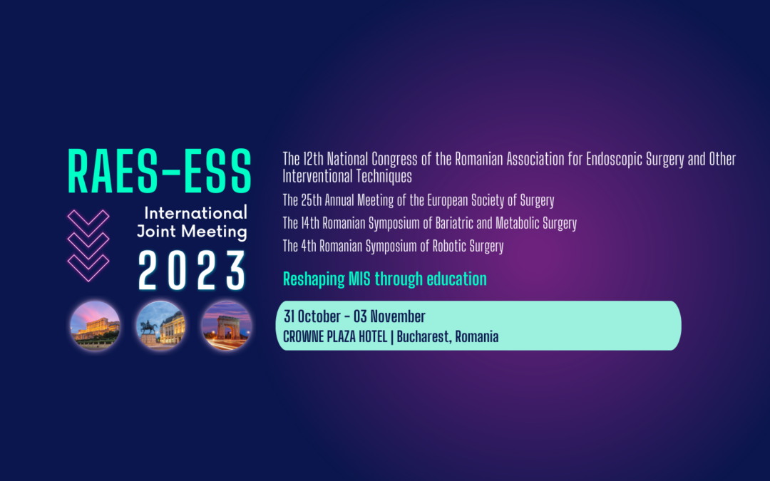 Al XII-lea Congres Național al Asociației Române pentru Chirurgie Endoscopică, 31 Octombrie – 03 Noiembrie, 2023, Bucuresti – Romania